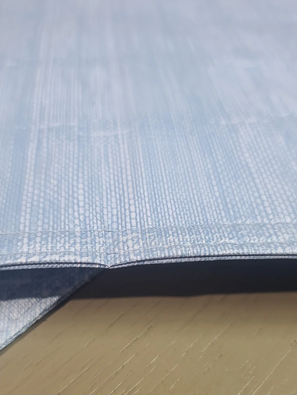 Light Blue Cleanable Placemat Set - Home Dining Set Of 10